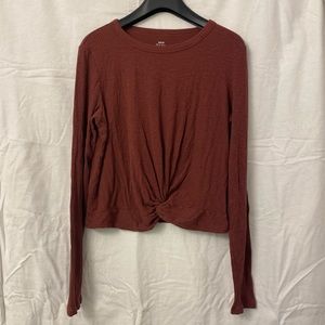 Aerie cropped long sleeve